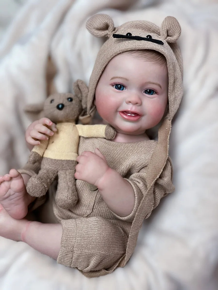 18 Inch Lifelike Newborn Baby Doll For Children Birthday Gifts Handmade Newborn Baby Doll For Children Birthday Gifts