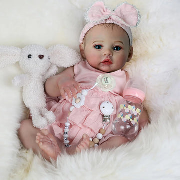 Baby Dolls Like Real Bebe Reborn Silicone Full Body 48cm Realistic Newborn Girl Painted Babies Lifelike Toddler Doll Toy Gifts