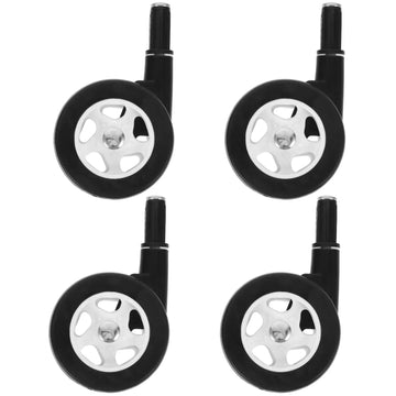 4pcs Baby Stroller Wheels Quiet Wear Resistant Swivel Detachable Walker Replacement Toddler Caster Furniture Casters