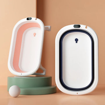 Baby Bath Tub Tub Foldable Baby Lying Sitting Large Tub Children's Household Bath Newborn Children's Products