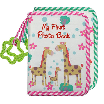 Baby Photo Album First Year Baby Photo Book Growth Babies Albums Shower Guest Diy Giraffe Photography Album with Family record