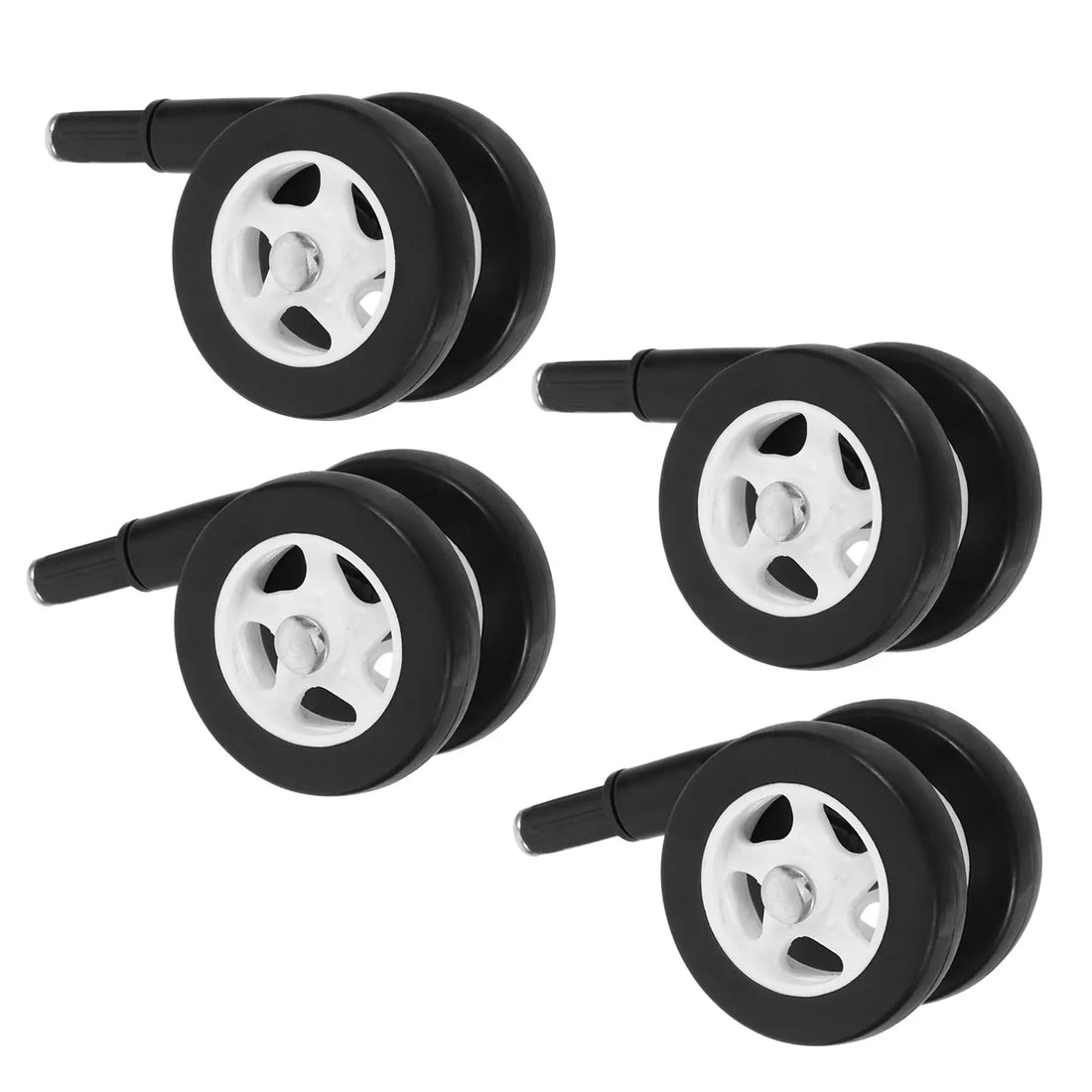 4pcs Baby Stroller Wheels Quiet Wear Resistant Swivel Detachable Walker Replacement Toddler Caster Furniture Casters